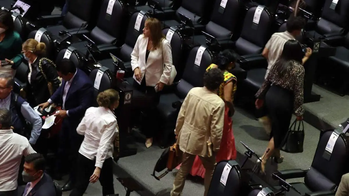 Diputados abandonan el pleno de la CÁMARA